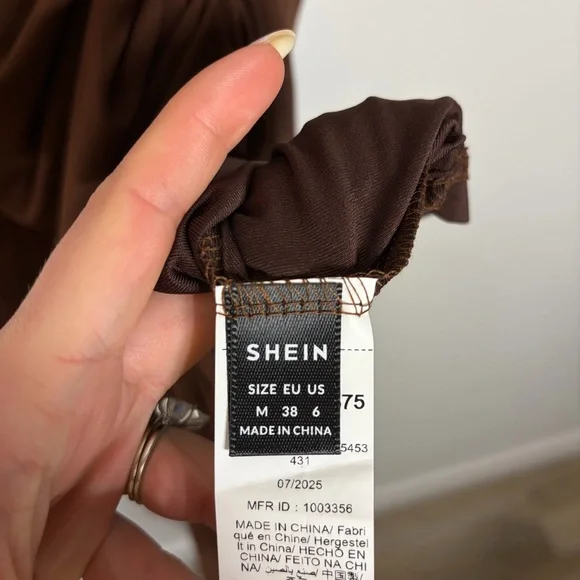 Elegant Chocolate Brown Strapless Corset Dress - Picture 10 of 10